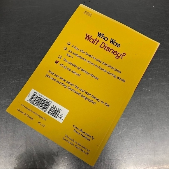 Who Was.. Walt Disney? Paperback Book - Picture 5 of 6